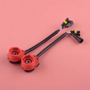 2Pcs D2S D2R D2C D4S D4R HID Xenon Bulb Ballast AMP Socket Adapter Harness Cable - Picture 1 of 5