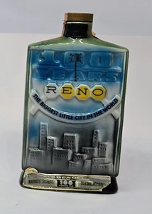 Vintage 1968 Jim Beam Decanter Reno NV Centennial Biggest Little City - Picture 1 of 3
