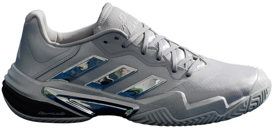 Size 7 - Adidas Barricade 13 Silver Edition