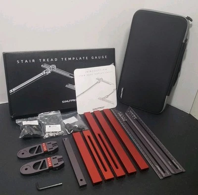 В комплекте! Датчик шаблона протектора лестницы SUNLFPROD - красный/серый - Изображение 1 из 3