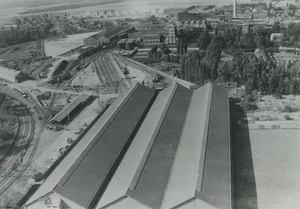 France Thumeries Sugar Factory Beghin Old Photo c1960 later print #11 - Imagen 1 de 3