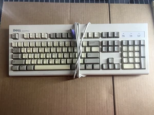 Vintage Dell Quietkey Mechanical Keyboard Model RT7D5JTW PS/2 - Picture 1 of 1