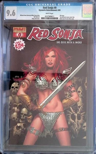 Red Sonja #0 (Apr 2005, Dynamite Entertainment) CGC 9.6 NEAR MINT Black Cover - Picture 1 of 3