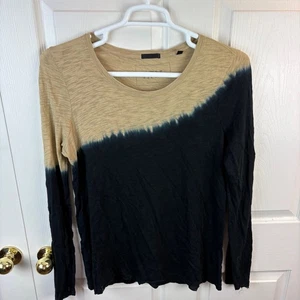 ATM Anthony Thomas Melillo Slub Jersey Long Sleeve Destroyed Wash Top Large L - Bild 1 von 4