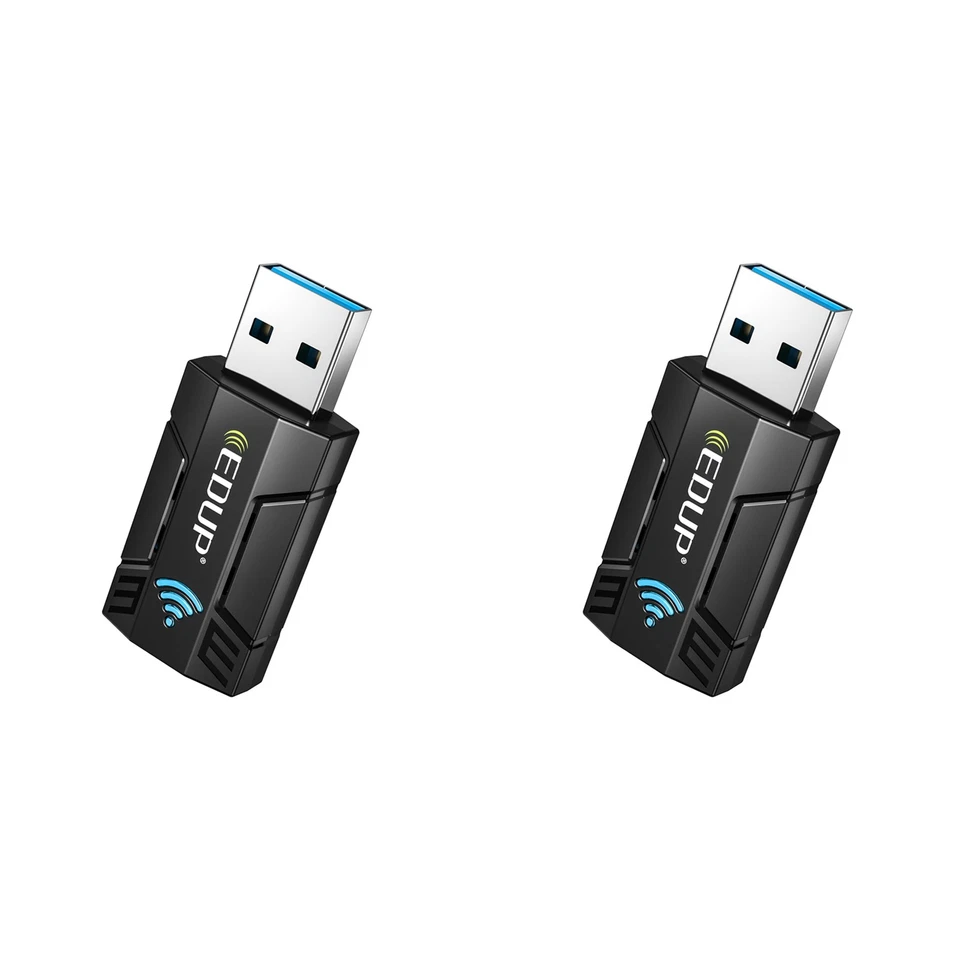 2X  Adattatore WiFi per Scheda di Rete  USB3.0 1300M Adattatore Segnale Sta9582 - Immagine 1 di 1