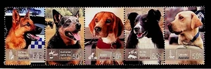 AUSTRALIEN SC 2874-8 NH STRIP OF 2008 - DOGS - Sc$5.50 - (ZN25) - Bild 1 von 1