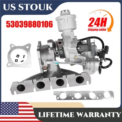 Turbocharger for Audi A6 A4 2.0T B7 BUL BWE BGB K03 2005 2007 2008 2006 Turbo - Image 1 of 4