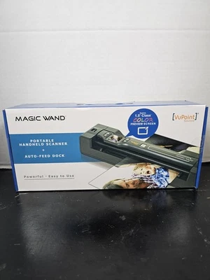 NEW VuPoint Magic Wand 4 Portable Handheld Scanner w/Auto Feed- PDSDK-ST470T-VP - Image 1 of 4