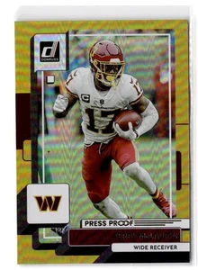 2022 Donruss Terry McLaurin #177 Premium Press Proof Washington Commanders - Picture 1 of 2