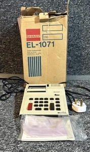 Vintage SHARP EL-1071 Desktop Printing Calculator. Parts Boxed - Picture 1 of 7