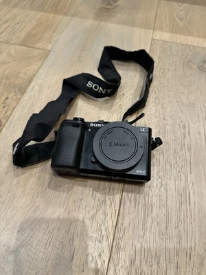 Sony A6000 24.3 MP Mirrorless Digital SLR Camera - Black - Image 1 of 4