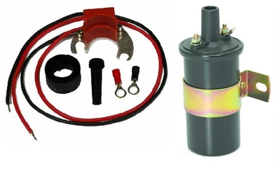 Nippon Denso Electronic conversion Coil cap rotor Ignition lead set Toyota 18R - Image 1 of 3