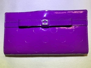 Kate Spade Camellia Street Stacy Continental Geldbörse Baja Rose Lila EUC - Bild 1 von 13