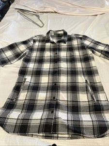 Stillwater Supply Co Womens Plaid Shirt Flannel Long Shacket 2XL - Picture 1 of 7
