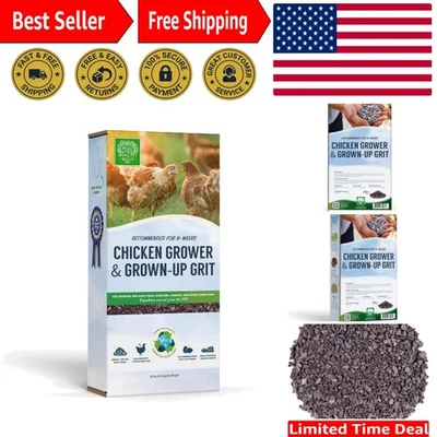 Healthy Growth Chicken Grit 10LB, Flake Form, Perfect for Young Adult Birds - Image 1 of 4