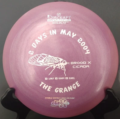 NEW! 2004 Elite X Wildcat 171g PFN Patent # Pearly Shimmer Discraft Golf Disc - Image 1 of 3