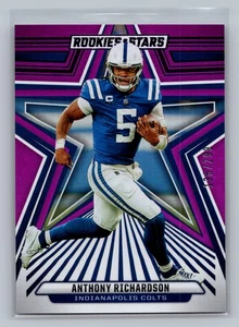 2024 Panini Rookies & Stars #43 Anthony Richardson púrpura #/299 - Imagen 1 de 2