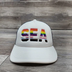 Seattle Mariners MLB Baseball Team Hat Cap Adult Mens Adjustable Snapback Mesh - Picture 1 of 6