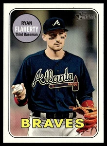 2018 Topps Heritage Ryan Flaherty Atlanta Braves #561 - Picture 1 of 2