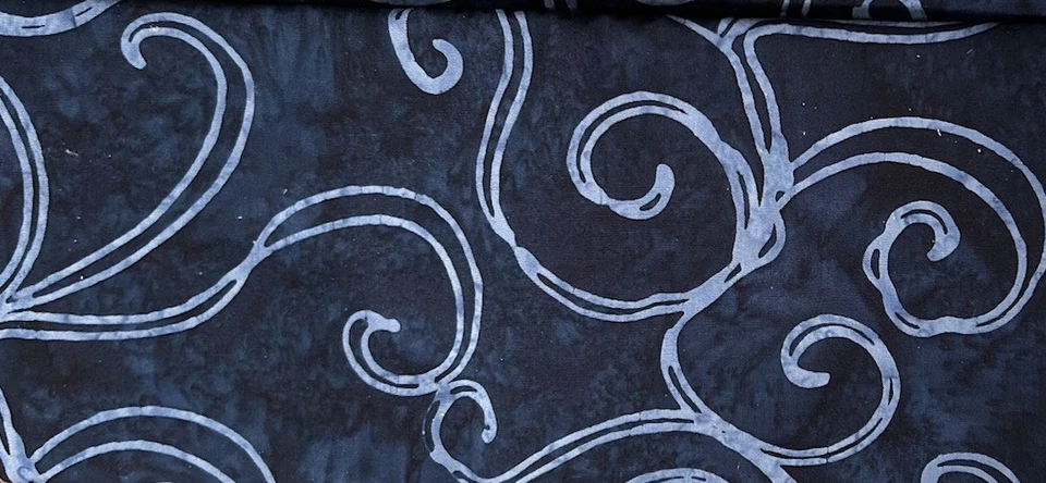 Moda HOMETOWN GIRL Batiks by Pat Sloan - 2 Yards Blue - Image 1 of 1