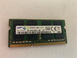SAMSUNG 8GB DDR3 PC3L-12800S LAPTOP SODIMM MEMORY RAM M471B1G73QH0-YK0 - Afbeelding 1 van 2