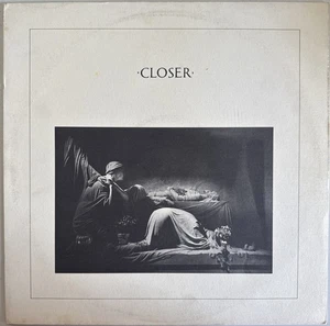 JOY DIVISION CLOSER VINYL LP FACTORY UK 1980 FIRST PRESS RUBY RED TRANSLUCENT - Picture 1 of 11