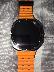 Montre connectée Samsung Galaxy Watch Ultra 47 mm 32 Go débloqué gris titane/orange - Photo 1 sur 5