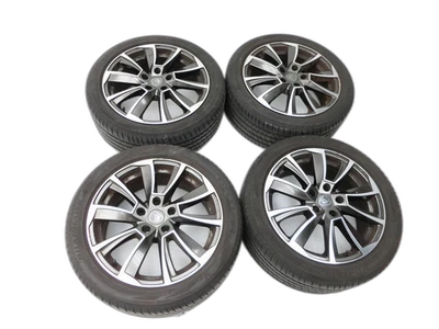 4x Kompletträder Alu Ganzjahresreifen 225/48R17 5X112 6.11-6.79mm für Golf 6 ... - Bild 1 von 4