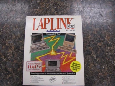 Vintage LapLink Release III MACINTOSH Software Manual & Floppy Disk Complete - Image 1 of 4