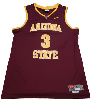 Arizona State Sun Devils ASU #3 Nike Basketball Jersey Stitched Size Large NCAA - Image 1 of 4