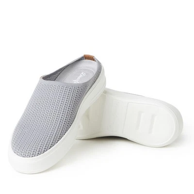 Dearfoams Comfort Annie Women Clog Sneaker Medium Gray Knit Upper Slip On 10 NIB - Image 1 of 4