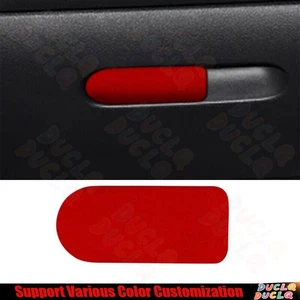 For Mini Cooper Countryman F60 Red Suede Co-Pilot Storage Box Handle Panel Trim - Picture 1 of 7