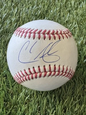 克里斯·阿彻亲笔签名全新美国职棒大联盟棒球 — 第 1/2 张图片