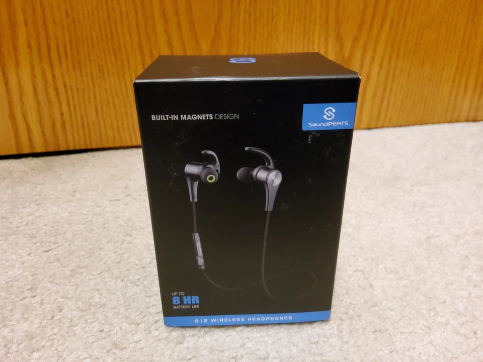 SoundPEATS Auriculares Bluetooth Auriculares Q12 De Japón Negro Foto 1 de 4