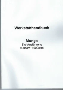 Reparaturanleitung / Werkstatthandbuch Munga Geländewagen BW DKW Auto Union neu - Bild 1 von 2