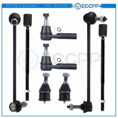 8x varillas de amarre interiores exteriores barra estabilizadora rótulas para 96-07 Ford Taurus Mercury Sable Foto 1 de 4