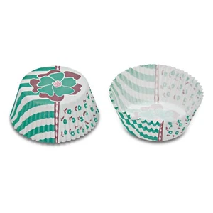 Städter 50 Papier-Backförmchen Papierbackförmchen Muffinförmchen  türkis mini - Bild 1 von 2