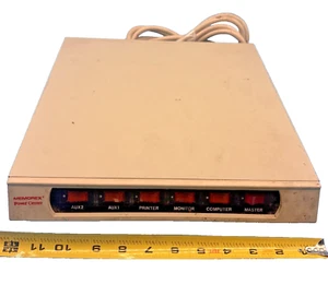 Vintage Memorex Power Center (TVSS1449 PC-006-1) 5 Outlet Surge Protector Tested - Picture 1 of 7