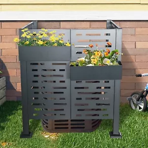 3.5X3.5 FT Outdoor Air Conditioner Fence ,Metal Fence Cover Privacy Screen - Picture 1 of 7