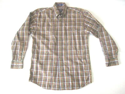 Men's Pendleton Plaid Long Sleeve Button Cotton Casual Shirt Size Small - Image 1 of 4
