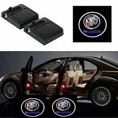 ✅✅ LED SOTTOPORTA SOTTO PORTA PER TUTTE AUTO CON LOGO BUICK A BATTERIA FACILI✅ - Immagine 1 di 4