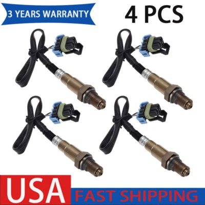 4x Sensor de oxígeno superior + inferior para 09-11 GMC Acadia/ 2009 2010 Saturn Outlook 3,6 L Foto 1 de 4