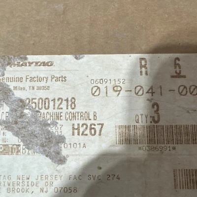 25001218 25001189 25001002 Maytag Neptune Washer Control - Image 1 of 3