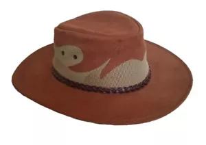 Sombrero JACARU Blaze Bush Outback Para Hombres M a L Gamuza Tostada Australia - Imagen 1 de 11