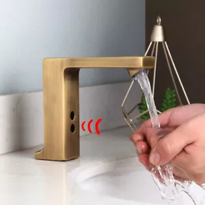 Grifo electrónico con sensor automático sin contacto manos libres recipiente fregadero - Imagen 1 de 10