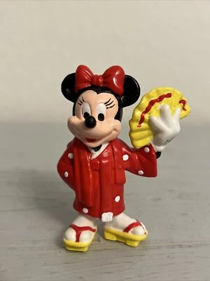 ФИГУРКА МИННИ МАУС В ЯПОНСКОМ КИМОНО DISNEY 2,5 ДЮЙМА ПВХ ОЧЕНЬ РЕДКАЯ ИГРУШКА - Изображение 1 из 4
