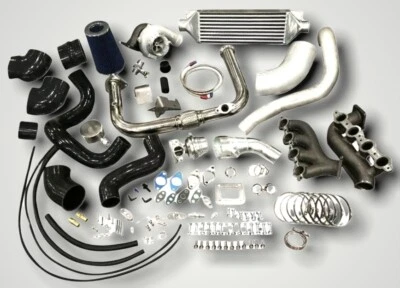 Single T4 Turbo Kit FOR Silverado Sierra SUV 4.8 5.3 6.0 6.2 Vortec LS LSX  - Image 1 of 3