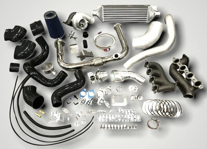 Single T4 Turbo Kit FOR Silverado Sierra SUV 4.8 5.3 6.0 6.2 Vortec LS LSX  - Image 1 of 3
