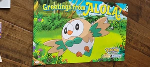 2018 SDCC EXCLUSIVE VIZ POKEMON GREETINGS FROM ALOLA BIRD SONNE & MOON POSTER - Bild 1 von 1
