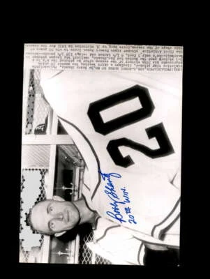 Foto autógrafa original firmada por Bobby Shantz 8x10 Philadelphia A`s Foto 1 de 2